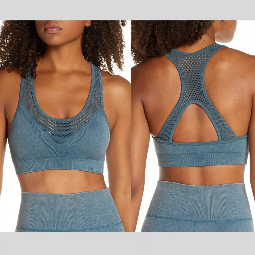 SoulCycle Mesh Sports Bra size M